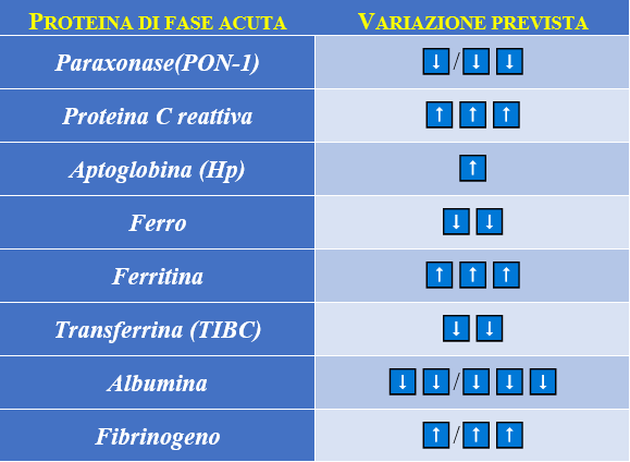 Tabella delle proteine